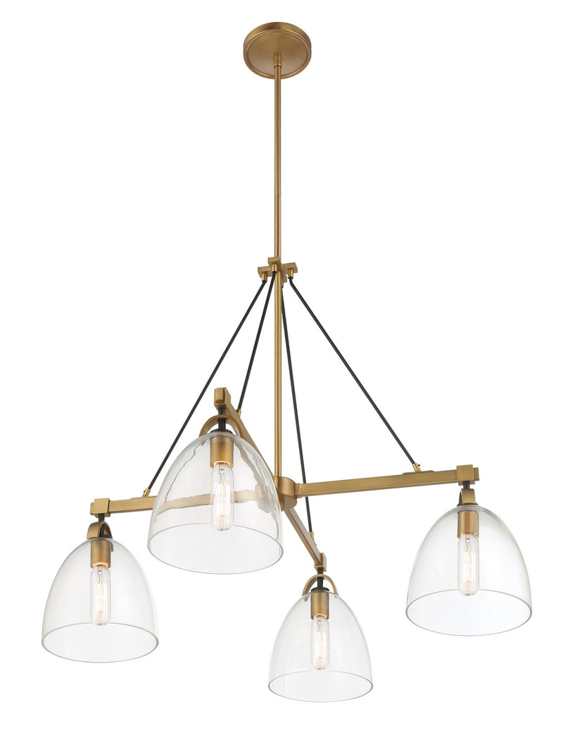 Four Light Chandelier<br /><span style="color:#4AB0CE;">Entrega: 4-10 dias en USA</span><br /><span style="color:#4AB0CE;font-size:60%;">PREGUNTE POR ENTREGA EN PANAMA</span><br />Collection: Sommersby<br />Finish: Legacy Brass