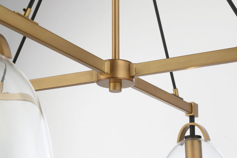 Four Light Chandelier<br /><span style="color:#4AB0CE;">Entrega: 4-10 dias en USA</span><br /><span style="color:#4AB0CE;font-size:60%;">PREGUNTE POR ENTREGA EN PANAMA</span><br />Collection: Sommersby<br />Finish: Legacy Brass