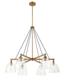 Six Light Chandelier<br /><span style="color:#4AB0CE;">Entrega: 4-10 dias en USA</span><br /><span style="color:#4AB0CE;font-size:60%;">PREGUNTE POR ENTREGA EN PANAMA</span><br />Collection: Sommersby<br />Finish: Legacy Brass