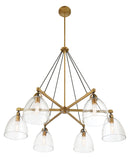 Six Light Chandelier<br /><span style="color:#4AB0CE;">Entrega: 4-10 dias en USA</span><br /><span style="color:#4AB0CE;font-size:60%;">PREGUNTE POR ENTREGA EN PANAMA</span><br />Collection: Sommersby<br />Finish: Legacy Brass