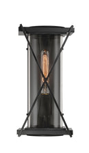 One Light Outdoor Wall Sconce<br /><span style="color:#4AB0CE;">Entrega: 4-10 dias en USA</span><br /><span style="color:#4AB0CE;font-size:60%;">PREGUNTE POR ENTREGA EN PANAMA</span><br />Collection: Rockhill<br />Finish: Dark Matte Black