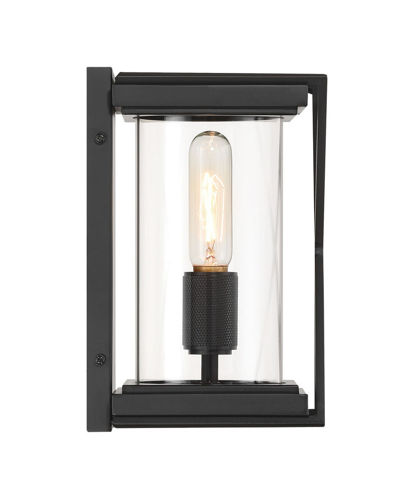 Minka-Lavery - 77601-899 - One Light Outdoor Wall Sconce - Rockhill - Dark Matte Black