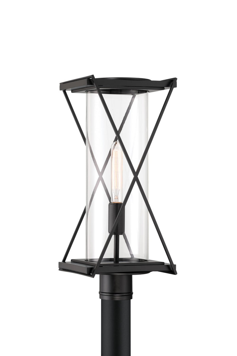 One Light Outdoor Post Mount<br /><span style="color:#4AB0CE;">Entrega: 4-10 dias en USA</span><br /><span style="color:#4AB0CE;font-size:60%;">PREGUNTE POR ENTREGA EN PANAMA</span><br />Collection: Rockhill<br />Finish: Dark Matte Black