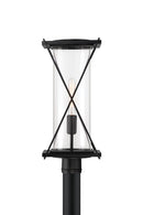 Minka-Lavery - 77605-899 - One Light Outdoor Post Mount - Rockhill - Dark Matte Black