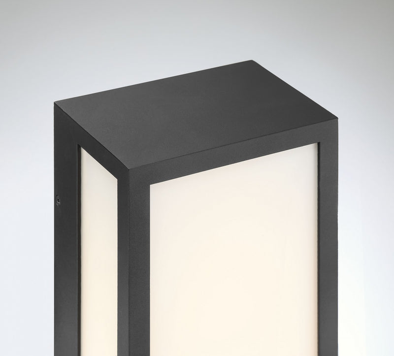 LED Outdoor Wall Sconce<br /><span style="color:#4AB0CE;">Entrega: 4-10 dias en USA</span><br /><span style="color:#4AB0CE;font-size:60%;">PREGUNTE POR ENTREGA EN PANAMA</span><br />Collection: Marlborough<br />Finish: Sand Coal Black
