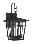 Four Light Outdoor Wall Sconce<br /><span style="color:#4AB0CE;">Entrega: 4-10 dias en USA</span><br /><span style="color:#4AB0CE;font-size:60%;">PREGUNTE POR ENTREGA EN PANAMA</span><br />Collection: Fieldstone<br />Finish: Sand Coal Black