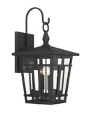 Four Light Outdoor Wall Sconce<br /><span style="color:#4AB0CE;">Entrega: 4-10 dias en USA</span><br /><span style="color:#4AB0CE;font-size:60%;">PREGUNTE POR ENTREGA EN PANAMA</span><br />Collection: Fieldstone<br />Finish: Sand Coal Black