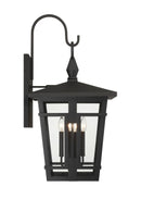 Minka-Lavery - 77902-66 - Four Light Outdoor Wall Sconce - Fieldstone - Sand Coal Black