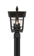 Three Light Outdoor Post Mount<br /><span style="color:#4AB0CE;">Entrega: 4-10 dias en USA</span><br /><span style="color:#4AB0CE;font-size:60%;">PREGUNTE POR ENTREGA EN PANAMA</span><br />Collection: Fieldstone<br />Finish: Sand Coal Black