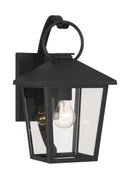 One Light Outdoor Wall Sconce<br /><span style="color:#4AB0CE;">Entrega: 4-10 dias en USA</span><br /><span style="color:#4AB0CE;font-size:60%;">PREGUNTE POR ENTREGA EN PANAMA</span><br />Collection: Parkside<br />Finish: Sand Coal Black