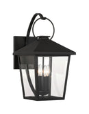 Four Light Outdoor Wall Sconce<br /><span style="color:#4AB0CE;">Entrega: 4-10 dias en USA</span><br /><span style="color:#4AB0CE;font-size:60%;">PREGUNTE POR ENTREGA EN PANAMA</span><br />Collection: Parkside<br />Finish: Sand Coal Black
