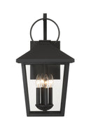 Four Light Outdoor Wall Sconce<br /><span style="color:#4AB0CE;">Entrega: 4-10 dias en USA</span><br /><span style="color:#4AB0CE;font-size:60%;">PREGUNTE POR ENTREGA EN PANAMA</span><br />Collection: Parkside<br />Finish: Sand Coal Black