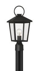 One Light Outdoor Post Mount<br /><span style="color:#4AB0CE;">Entrega: 4-10 dias en USA</span><br /><span style="color:#4AB0CE;font-size:60%;">PREGUNTE POR ENTREGA EN PANAMA</span><br />Collection: Parkside<br />Finish: Sand Coal Black