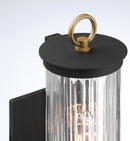 Minka-Lavery - 79000-734 - One Light Outdoor Wall Sconce - Cara - Dark Matte Black