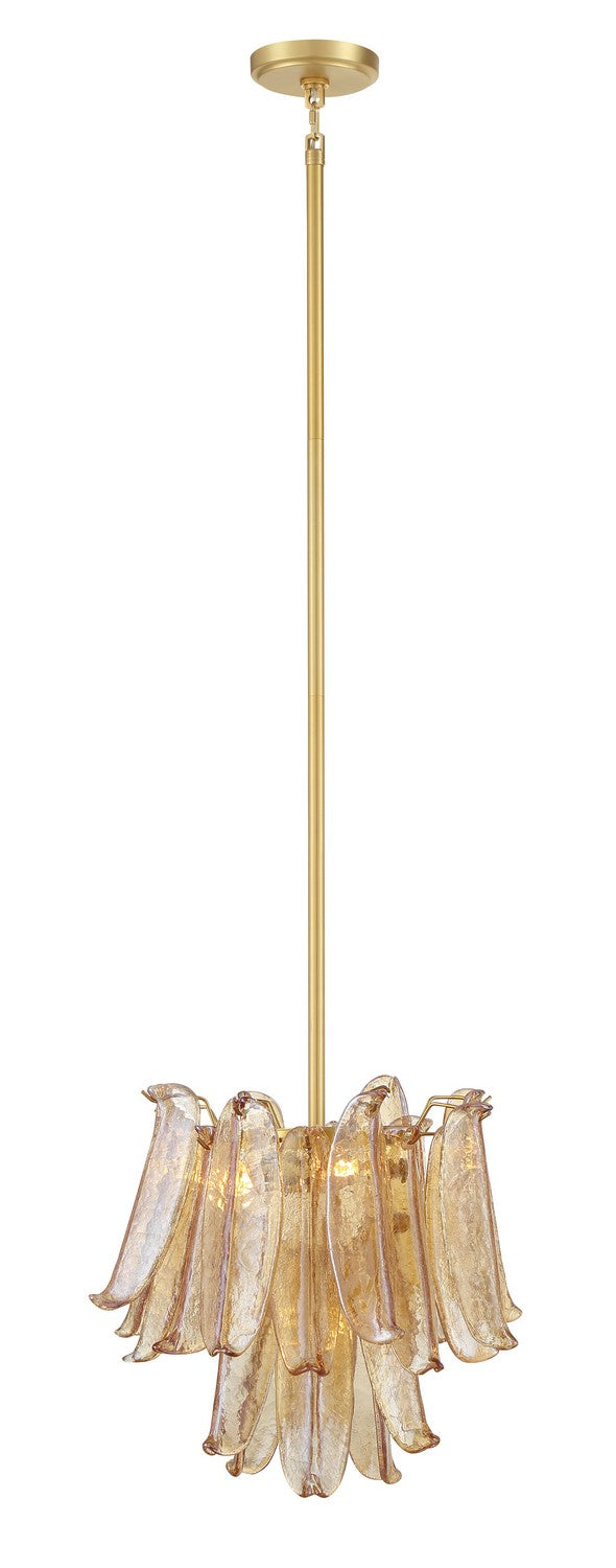 Four Light Chandelier<br /><span style="color:#4AB0CE;">Entrega: 4-10 dias en USA</span><br /><span style="color:#4AB0CE;font-size:60%;">PREGUNTE POR ENTREGA EN PANAMA</span><br />Collection: Regent<br />Finish: Legacy Brass