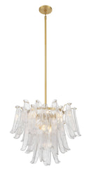 Nine Light Chandelier<br /><span style="color:#4AB0CE;">Entrega: 4-10 dias en USA</span><br /><span style="color:#4AB0CE;font-size:60%;">PREGUNTE POR ENTREGA EN PANAMA</span><br />Collection: Regent<br />Finish: Legacy Brass