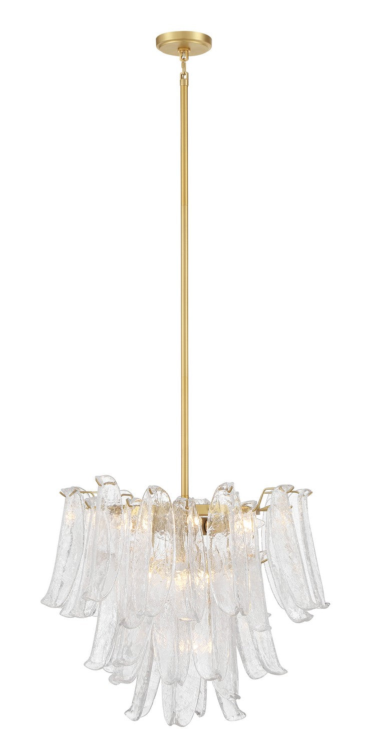 Nine Light Chandelier<br /><span style="color:#4AB0CE;">Entrega: 4-10 dias en USA</span><br /><span style="color:#4AB0CE;font-size:60%;">PREGUNTE POR ENTREGA EN PANAMA</span><br />Collection: Regent<br />Finish: Legacy Brass