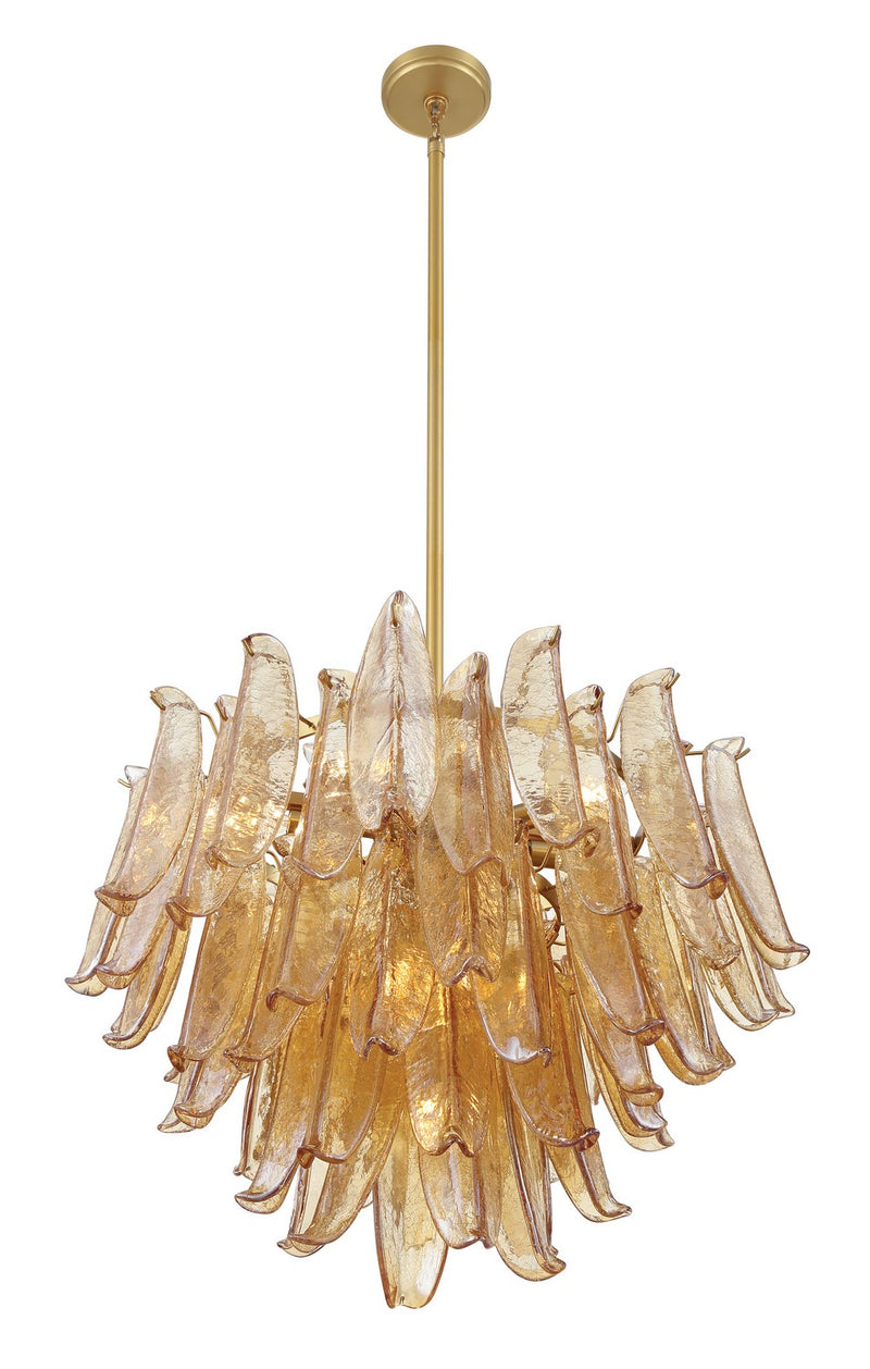 13 Light Chandelier<br /><span style="color:#4AB0CE;">Entrega: 4-10 dias en USA</span><br /><span style="color:#4AB0CE;font-size:60%;">PREGUNTE POR ENTREGA EN PANAMA</span><br />Collection: Regent<br />Finish: Legacy Brass