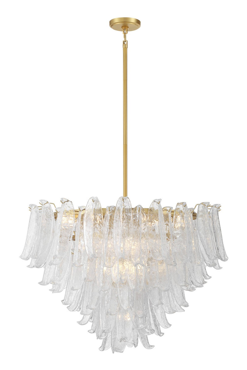 17 Light Chandelier<br /><span style="color:#4AB0CE;">Entrega: 4-10 dias en USA</span><br /><span style="color:#4AB0CE;font-size:60%;">PREGUNTE POR ENTREGA EN PANAMA</span><br />Collection: Regent<br />Finish: Legacy Brass