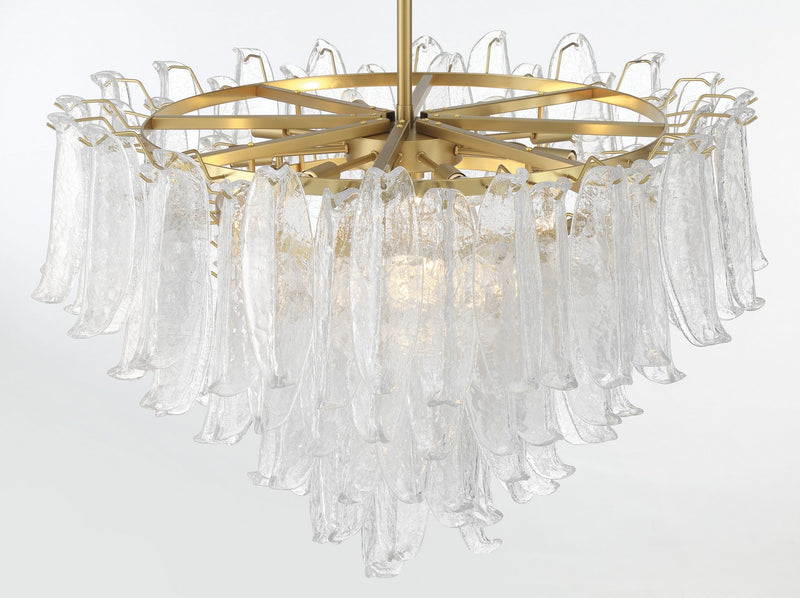 17 Light Chandelier<br /><span style="color:#4AB0CE;">Entrega: 4-10 dias en USA</span><br /><span style="color:#4AB0CE;font-size:60%;">PREGUNTE POR ENTREGA EN PANAMA</span><br />Collection: Regent<br />Finish: Legacy Brass
