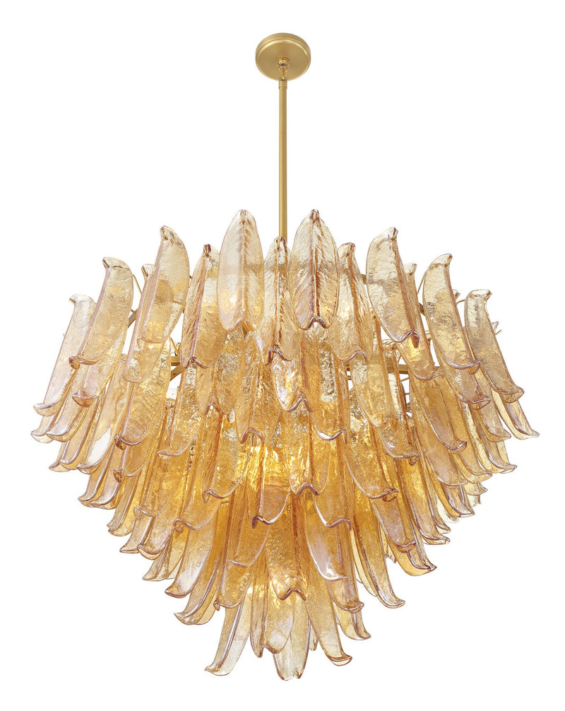 17 Light Chandelier<br /><span style="color:#4AB0CE;">Entrega: 4-10 dias en USA</span><br /><span style="color:#4AB0CE;font-size:60%;">PREGUNTE POR ENTREGA EN PANAMA</span><br />Collection: Regent<br />Finish: Legacy Brass