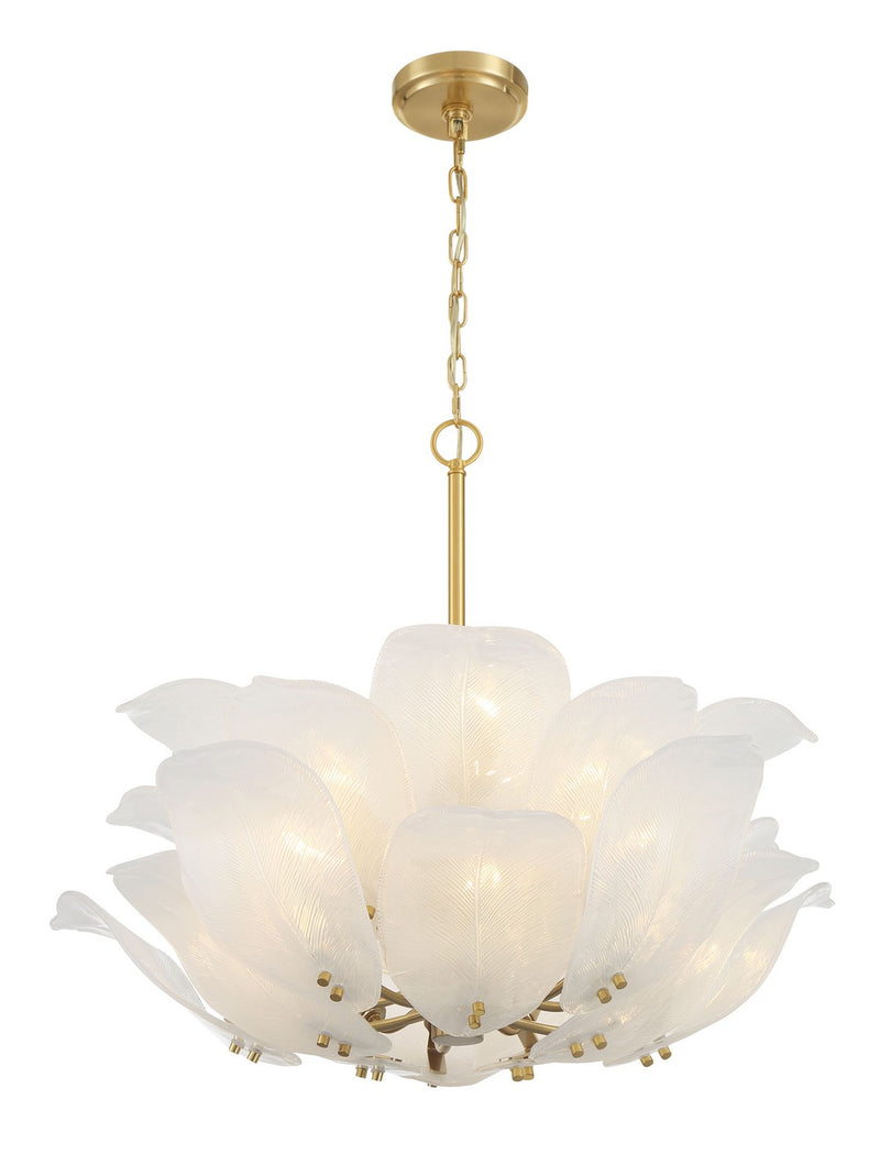 Ten Light Pendant<br /><span style="color:#4AB0CE;">Entrega: 4-10 dias en USA</span><br /><span style="color:#4AB0CE;font-size:60%;">PREGUNTE POR ENTREGA EN PANAMA</span><br />Collection: Orchid<br />Finish: Legacy Brass