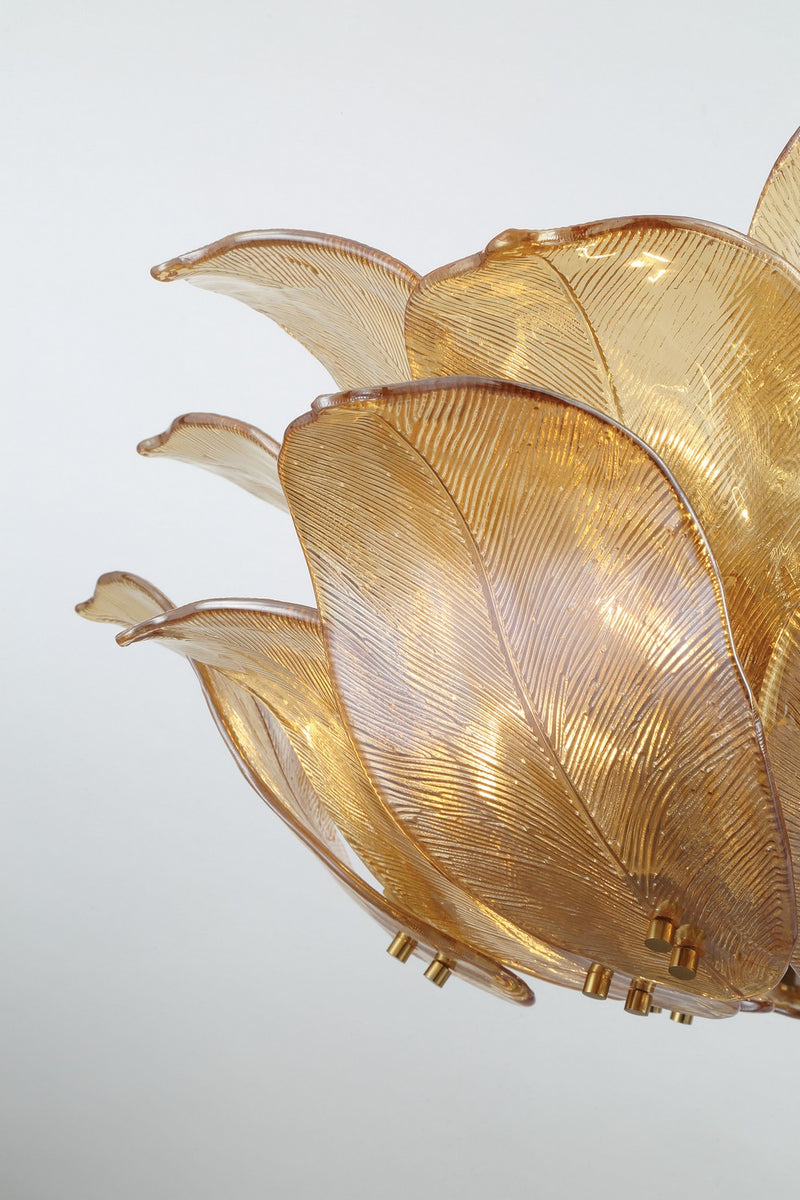 Metropolitan - N2215-A-732 - Ten Light Pendant - Orchid - Legacy Brass