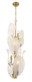 Ten Light Pendant<br /><span style="color:#4AB0CE;">Entrega: 4-10 dias en USA</span><br /><span style="color:#4AB0CE;font-size:60%;">PREGUNTE POR ENTREGA EN PANAMA</span><br />Collection: Orchid<br />Finish: Legacy Brass