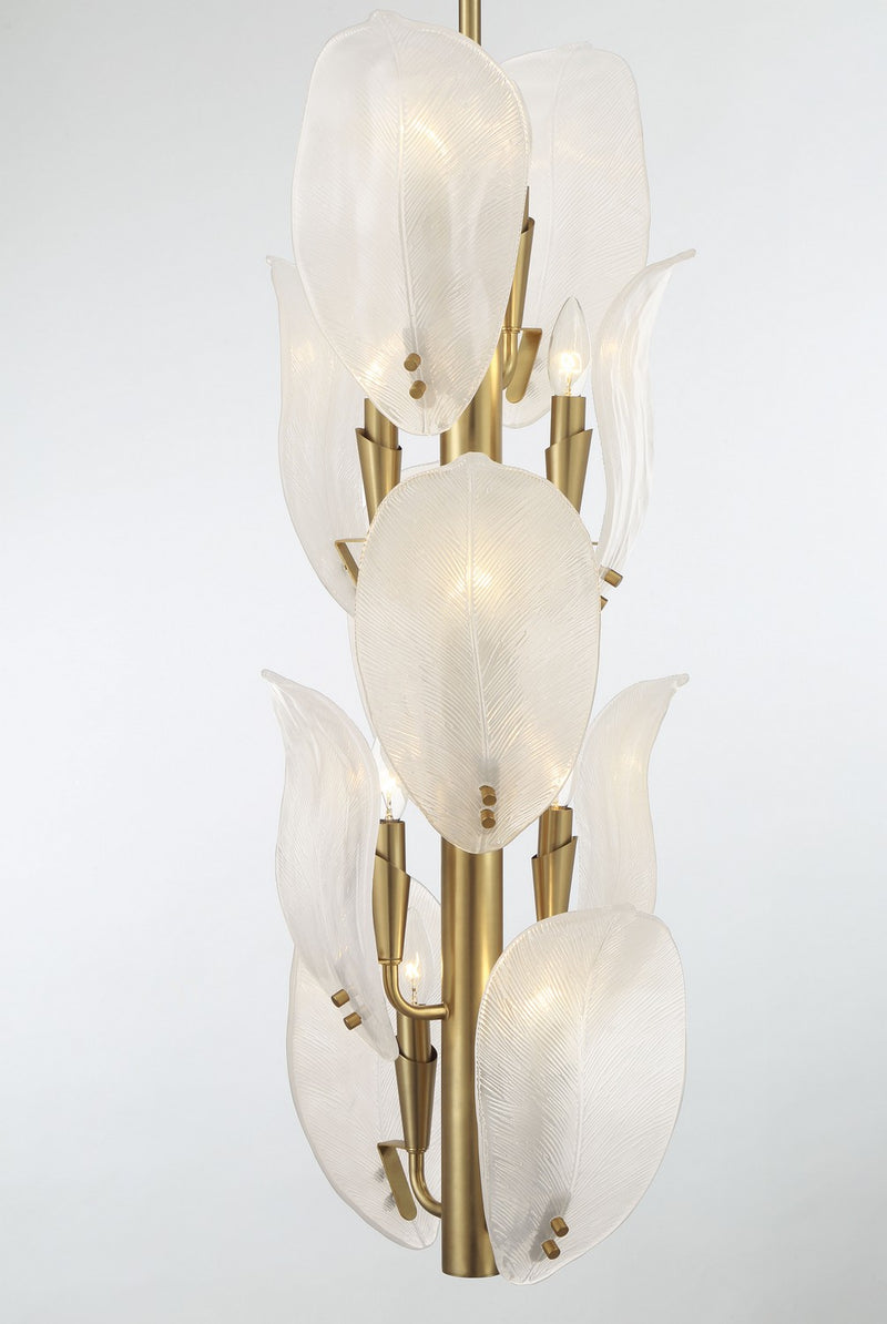 Ten Light Pendant<br /><span style="color:#4AB0CE;">Entrega: 4-10 dias en USA</span><br /><span style="color:#4AB0CE;font-size:60%;">PREGUNTE POR ENTREGA EN PANAMA</span><br />Collection: Orchid<br />Finish: Legacy Brass