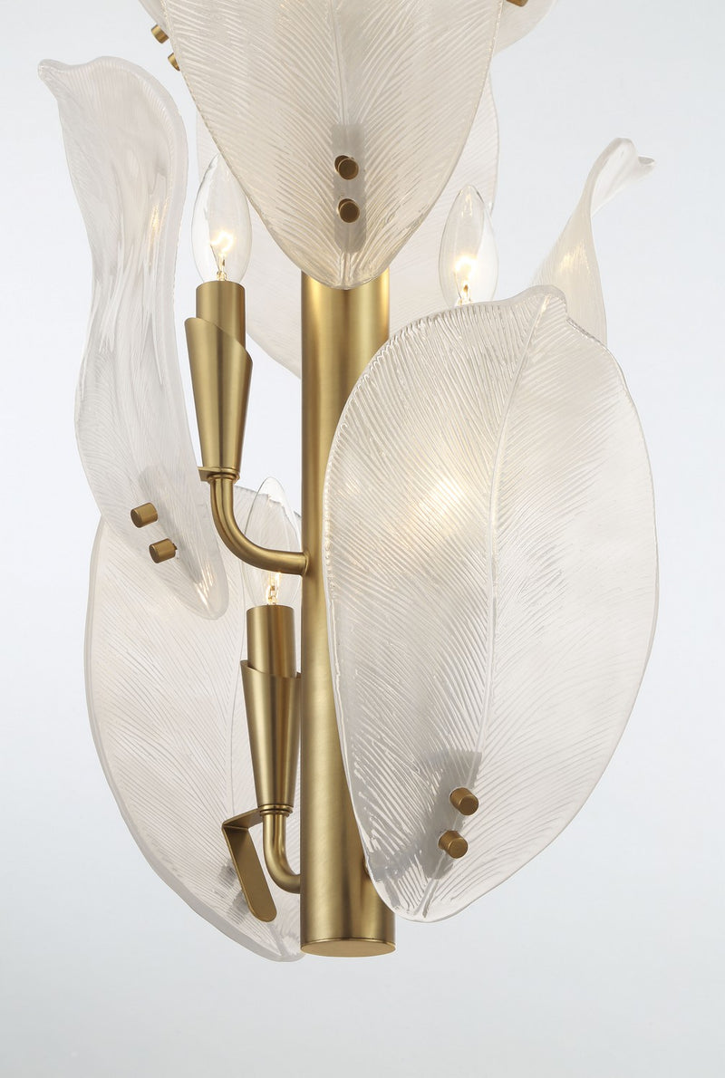 Ten Light Pendant<br /><span style="color:#4AB0CE;">Entrega: 4-10 dias en USA</span><br /><span style="color:#4AB0CE;font-size:60%;">PREGUNTE POR ENTREGA EN PANAMA</span><br />Collection: Orchid<br />Finish: Legacy Brass