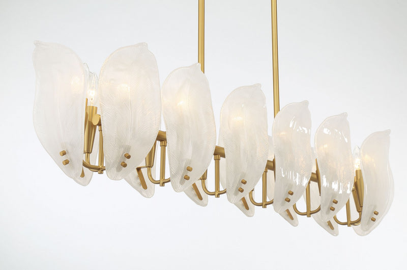 14 Light Island Pendant<br /><span style="color:#4AB0CE;">Entrega: 4-10 dias en USA</span><br /><span style="color:#4AB0CE;font-size:60%;">PREGUNTE POR ENTREGA EN PANAMA</span><br />Collection: Orchid<br />Finish: Legacy Brass