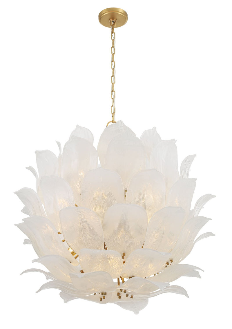 24 Light Pendant<br /><span style="color:#4AB0CE;">Entrega: 4-10 dias en USA</span><br /><span style="color:#4AB0CE;font-size:60%;">PREGUNTE POR ENTREGA EN PANAMA</span><br />Collection: Orchid<br />Finish: Legacy Brass