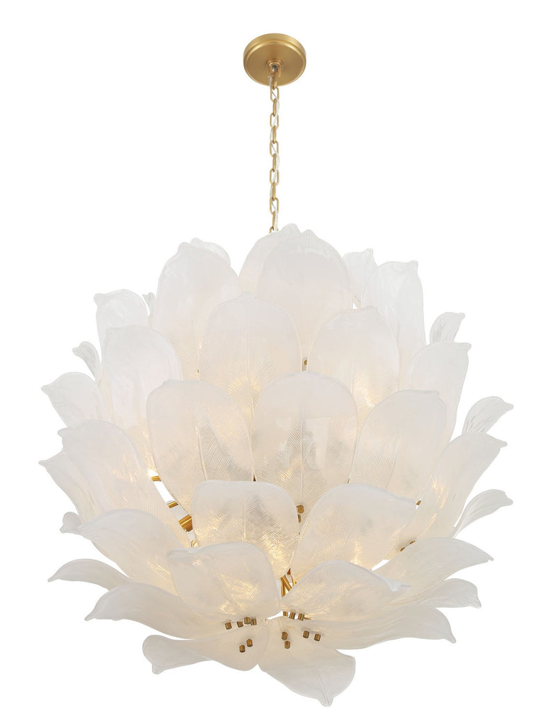 24 Light Pendant<br /><span style="color:#4AB0CE;">Entrega: 4-10 dias en USA</span><br /><span style="color:#4AB0CE;font-size:60%;">PREGUNTE POR ENTREGA EN PANAMA</span><br />Collection: Orchid<br />Finish: Legacy Brass