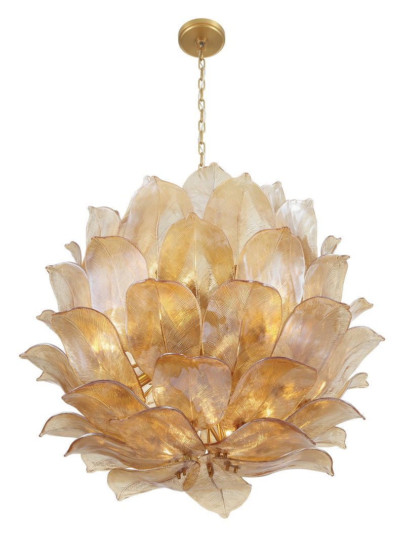 24 Light Pendant<br /><span style="color:#4AB0CE;">Entrega: 4-10 dias en USA</span><br /><span style="color:#4AB0CE;font-size:60%;">PREGUNTE POR ENTREGA EN PANAMA</span><br />Collection: Orchid<br />Finish: Legacy Brass