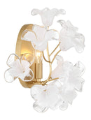 One Light Wall Sconce<br /><span style="color:#4AB0CE;">Entrega: 4-10 dias en USA</span><br /><span style="color:#4AB0CE;font-size:60%;">PREGUNTE POR ENTREGA EN PANAMA</span><br />Collection: Bloome<br />Finish: Legacy Brass