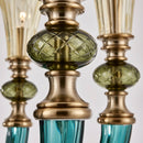 Six Light Chandelier<br /><span style="color:#4AB0CE;">Entrega: 4-10 dias en USA</span><br /><span style="color:#4AB0CE;font-size:60%;">PREGUNTE POR ENTREGA EN PANAMA</span><br />Collection: Tinta<br />Finish: Winter Brass