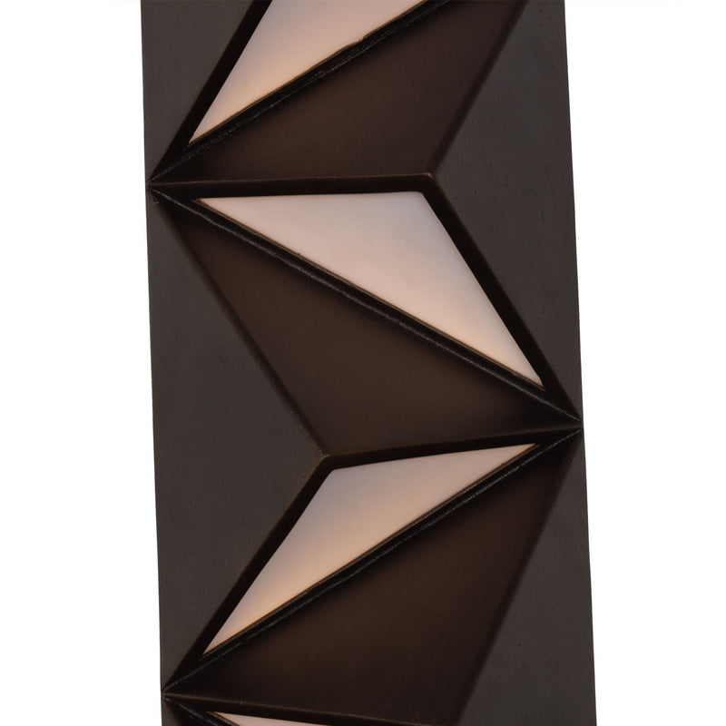 LED Outdoor Wall Sconce<br /><span style="color:#4AB0CE;">Entrega: 4-5 semanas en USA</span><br /><span style="color:#4AB0CE;font-size:60%;">PREGUNTE POR ENTREGA EN PANAMA</span><br />Collection: DELTA<br />Finish: Bronze