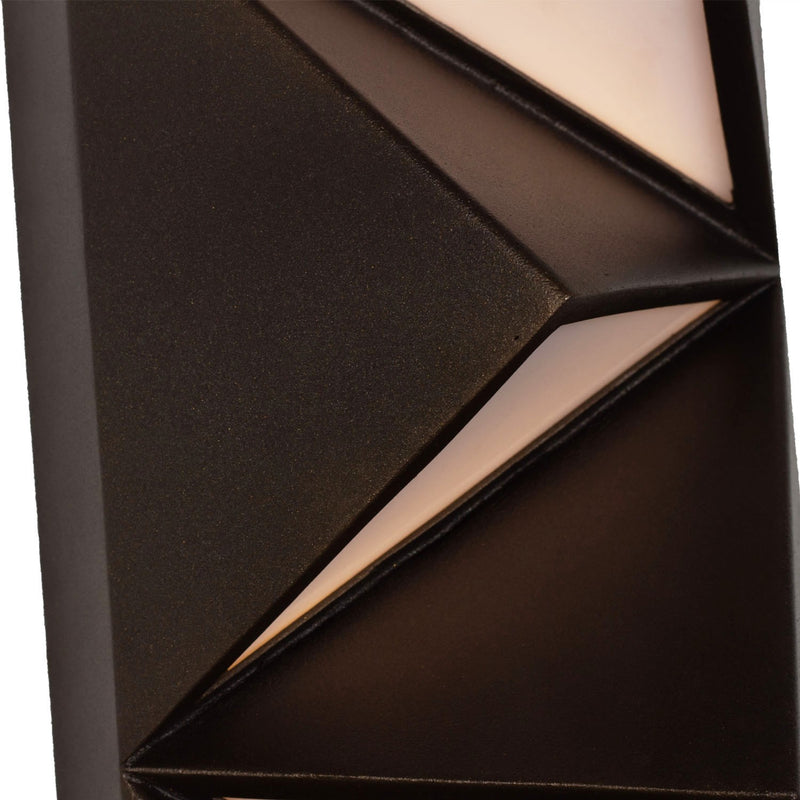 Kalco - 409821BZ - LED Outdoor Wall Sconce - DELTA - Bronze