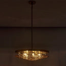 Kalco - 521555PWB - Five Light Pendant - HORTENSIA - Polished Winter Brass