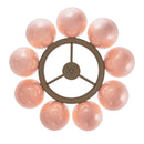 Nine Light Chandelier<br /><span style="color:#4AB0CE;">Entrega: 4-10 dias en USA</span><br /><span style="color:#4AB0CE;font-size:60%;">PREGUNTE POR ENTREGA EN PANAMA</span><br />Collection: COCOON<br />Finish: Winter Brass