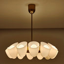 Kalco - 524356WB - 12 Light Chandelier - COCOON - Winter Brass