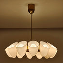 Kalco - 524356WB - 12 Light Chandelier - COCOON - Winter Brass