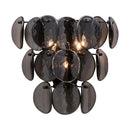 Three Light Wall Sconce<br /><span style="color:#4AB0CE;">Entrega: 4-5 semanas en USA</span><br /><span style="color:#4AB0CE;font-size:60%;">PREGUNTE POR ENTREGA EN PANAMA</span><br />Collection: UROKO<br />Finish: Black Nickel