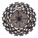 Eight Light Pendant<br /><span style="color:#4AB0CE;">Entrega: 2-3 semanas en USA</span><br /><span style="color:#4AB0CE;font-size:60%;">PREGUNTE POR ENTREGA EN PANAMA</span><br />Collection: UROKO<br />Finish: Black Nickel