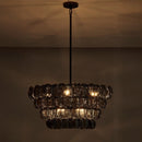 Kalco - 524655BN - Eight Light Pendant - UROKO - Black Nickel