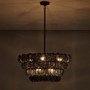 Kalco - 524655BN - Eight Light Pendant - UROKO - Black Nickel