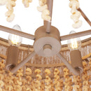Kalco - 524845JT - Five Light Semi Flush Mount - NATURALE - Jute