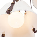 Kalco - 525251PAB - Three Light Pendant - EMBRACE - Pearlized Antique Brass