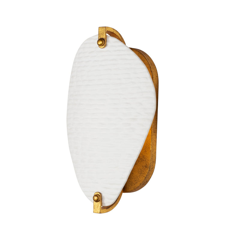 One Light Wall Sconce<br /><span style="color:#4AB0CE;">Entrega: 1-2 semanas en USA</span><br /><span style="color:#4AB0CE;font-size:60%;">PREGUNTE POR ENTREGA EN PANAMA</span><br />Collection: ALIFORM<br />Finish: Oxidized Gold Leaf