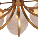Eight Light Pendant<br /><span style="color:#4AB0CE;">Entrega: 4-10 dias en USA</span><br /><span style="color:#4AB0CE;font-size:60%;">PREGUNTE POR ENTREGA EN PANAMA</span><br />Collection: ALIFORM<br />Finish: Oxidized Gold Leaf